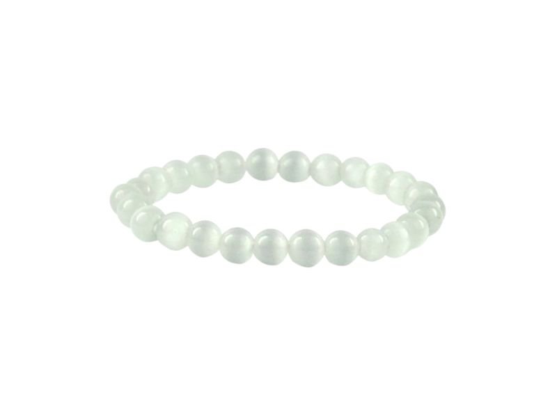 selenite bracelet